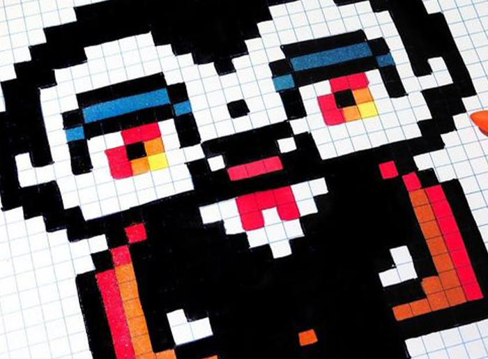 Pixel art Halloween