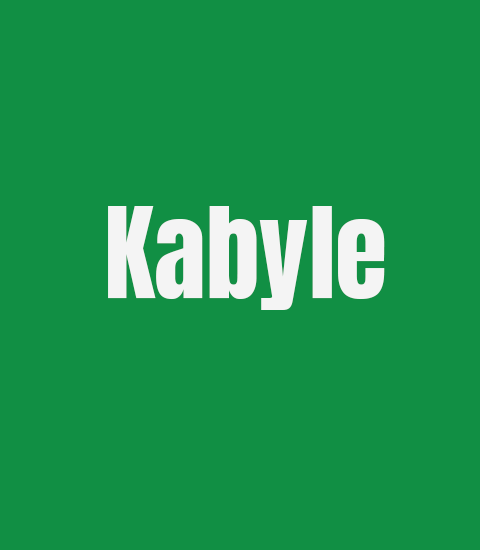Kabyle Nouveau