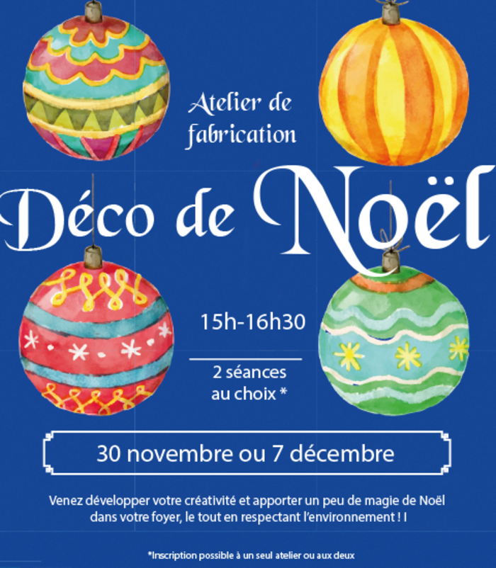 Atelier déco de Noël DIY