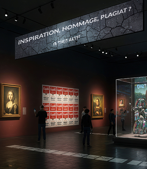 Inspiration, Hommage, Plagiat ? L'effort, la création et la légitimité artistique à l’ère de l’IA
