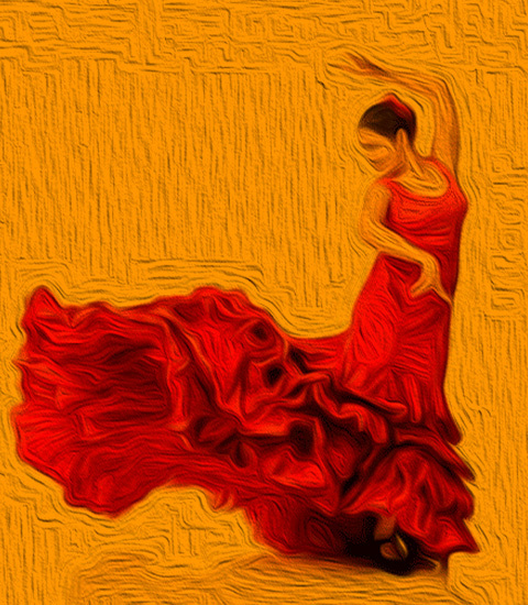 Flamenco pieds nus 