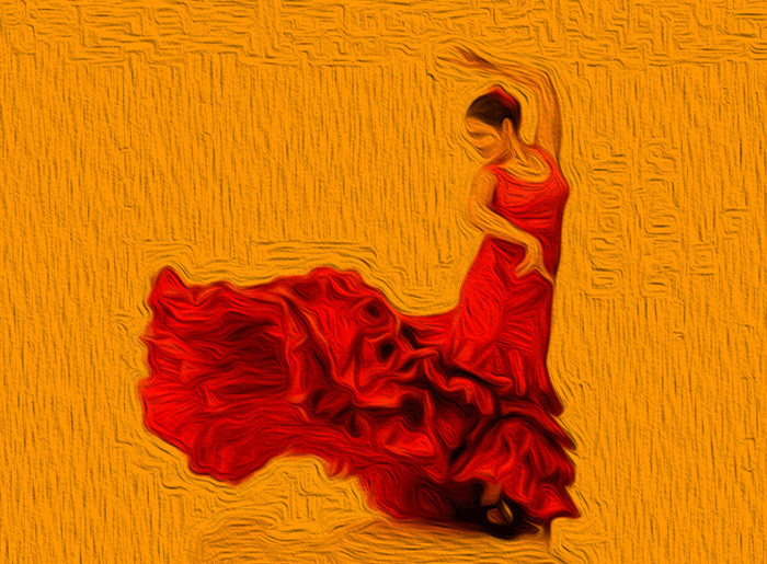 Flamenco pieds nus 